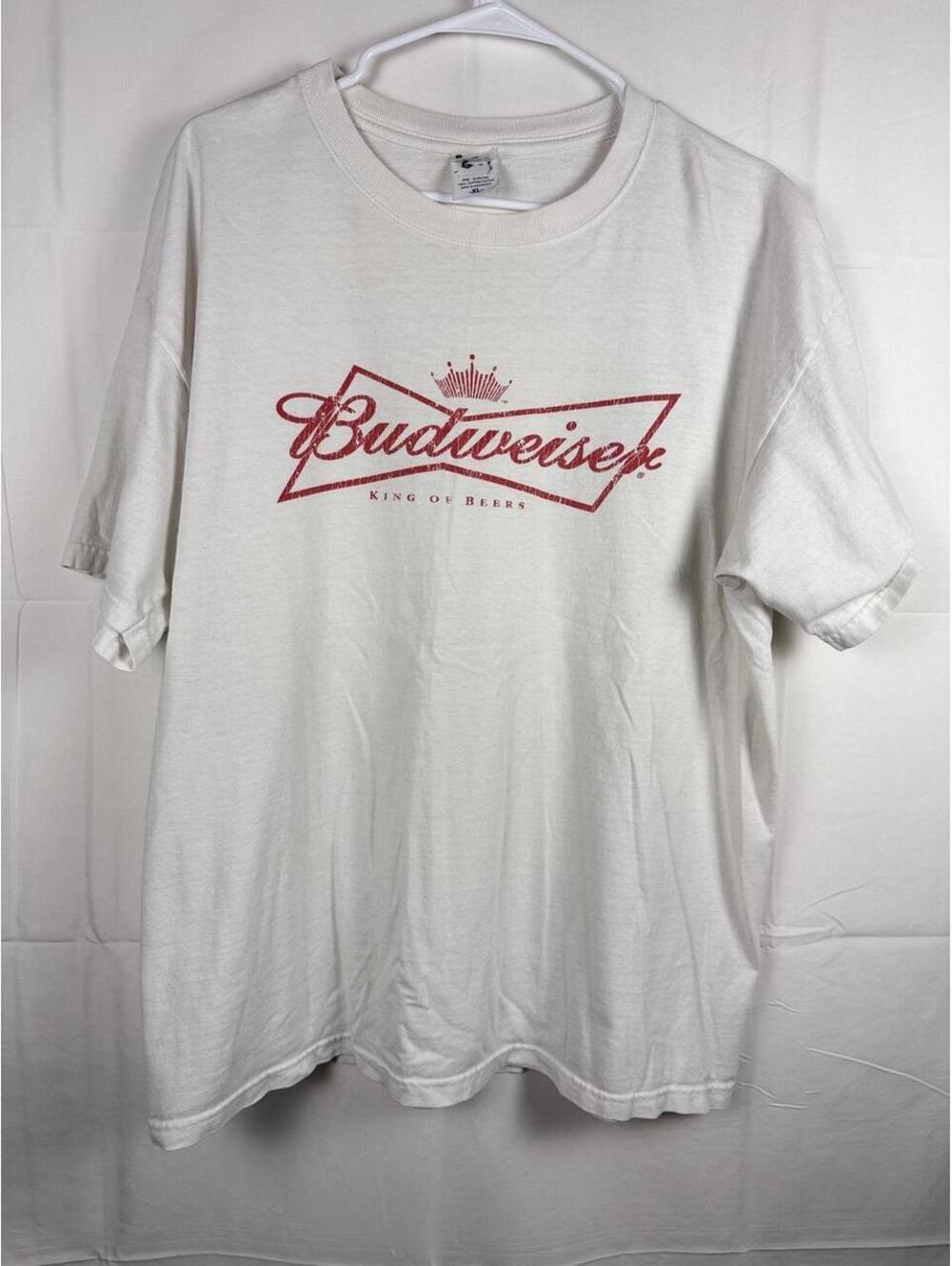 Budweiser King of Beers Anvil XL T-Shirt  Graphic [COPY]